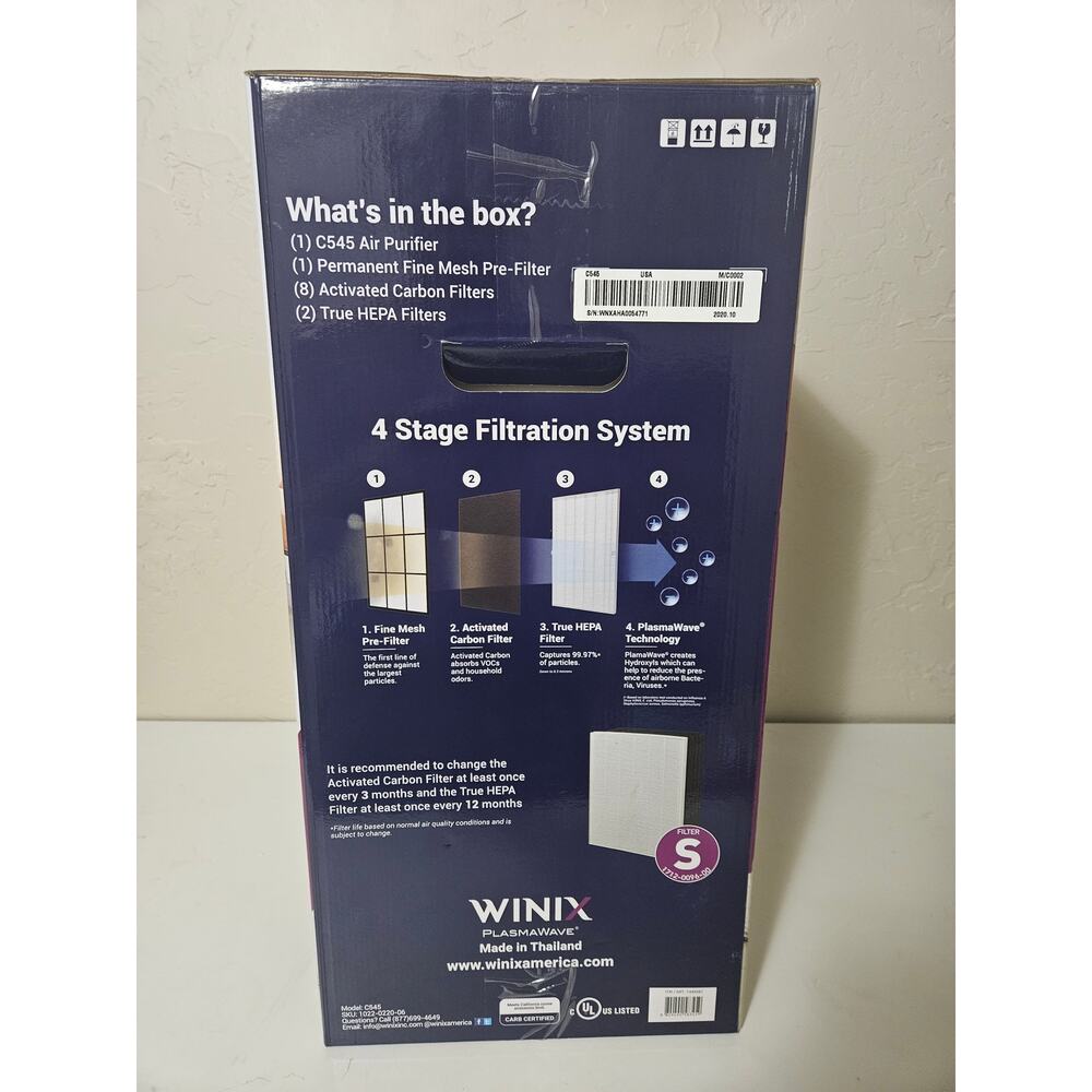 C545 True HEPA 4-Stage Air Purifier with Wi-Fi - Picture 2 of 2